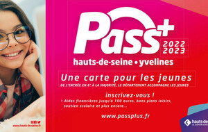Dispositif 2022-2023 du Pass+ Carte jeunes Hauts-de-Seine – Yvelines 