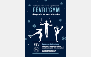 Févri'Gym : stage du 12 au 23 février 2024